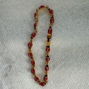 Joan Rivers Lady Bug bracelet